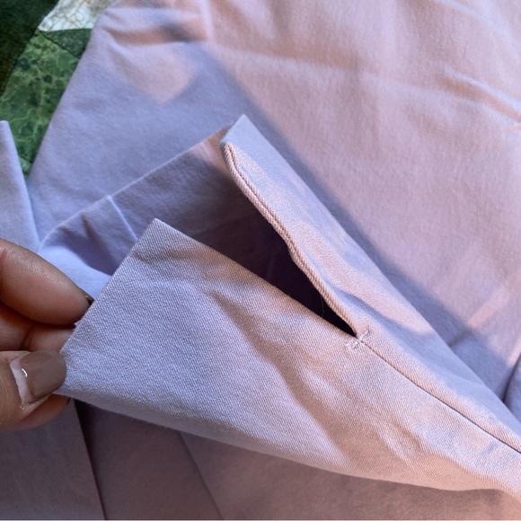 Anthropologie The Essential Slim Trousers Size 2 Light Purple Lilac - Picture 8 of 12